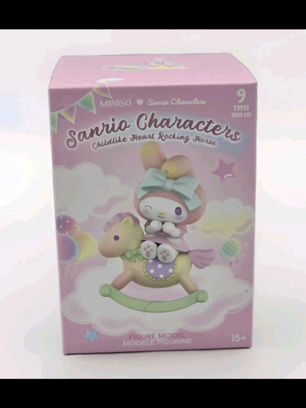 Sanrio Pink & Mint Childlike Heart Rocking Horse Figure by Sanrio